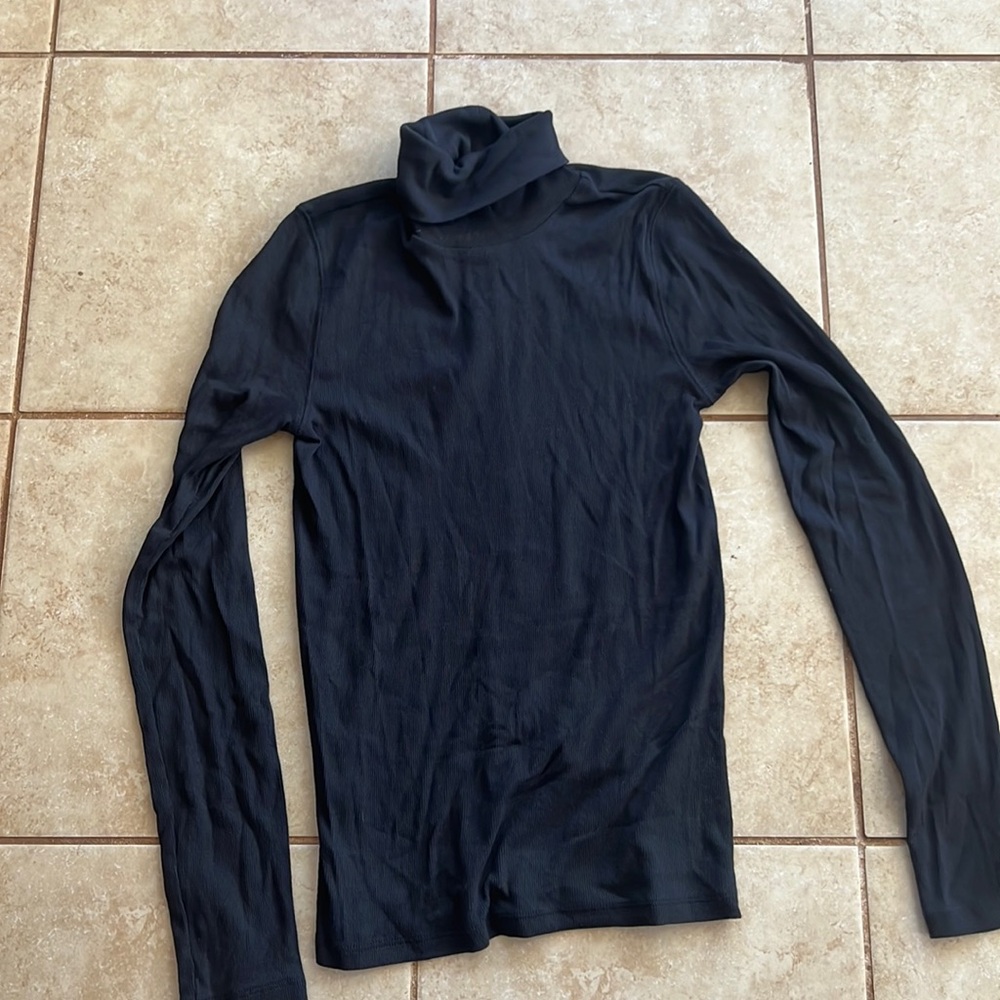 Everlane black turtle neck